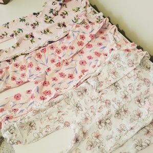 Laura Ashley Baby 3pc Footed Sleepers